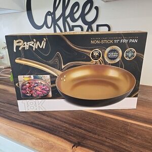 Parini Non-Stick 11" Fry‎ Pan Golden Chef Cookware Collection Oven Safe
